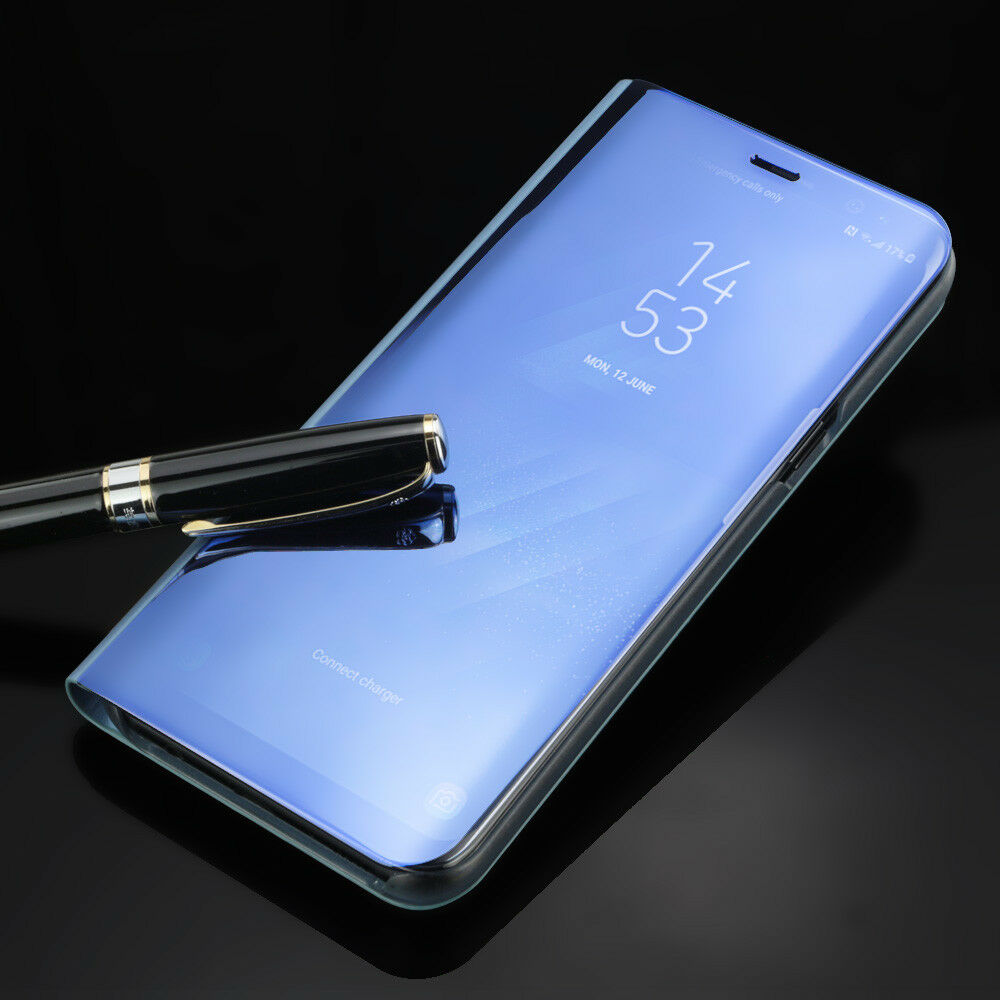 Mirror Flip Case for S22 S21 S10 5G S9 S8 Plus Note 10 9 S20 Ultra Note 20 - Eastlakes Electronics